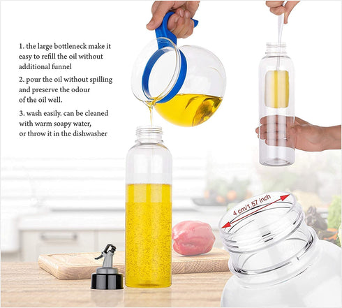 Leakproof Stainless Steel Oil Dispenser (1000 ML)